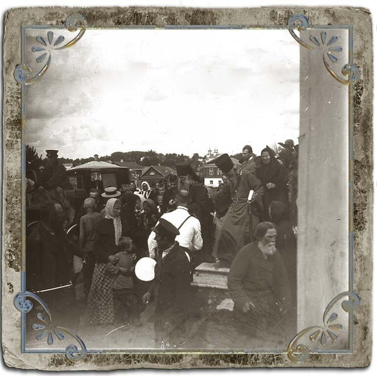 Духовенство среди крестьян,1907 год