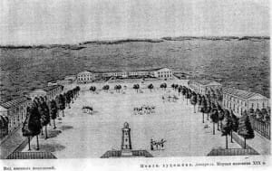 Вид военного поселения XIX века, Кречевицы
