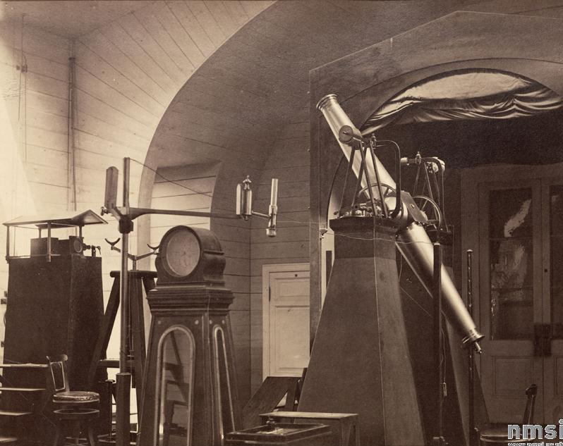 Вертикальный круг Эртеля в Пулковской обсерватории, 1876 г.