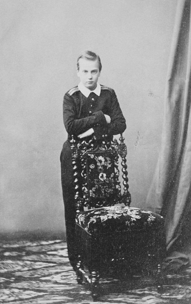 Великий князь Алексей Александрович, четвёртый сын императора Александра II и императрицы Марии Александровны, 1861 г.