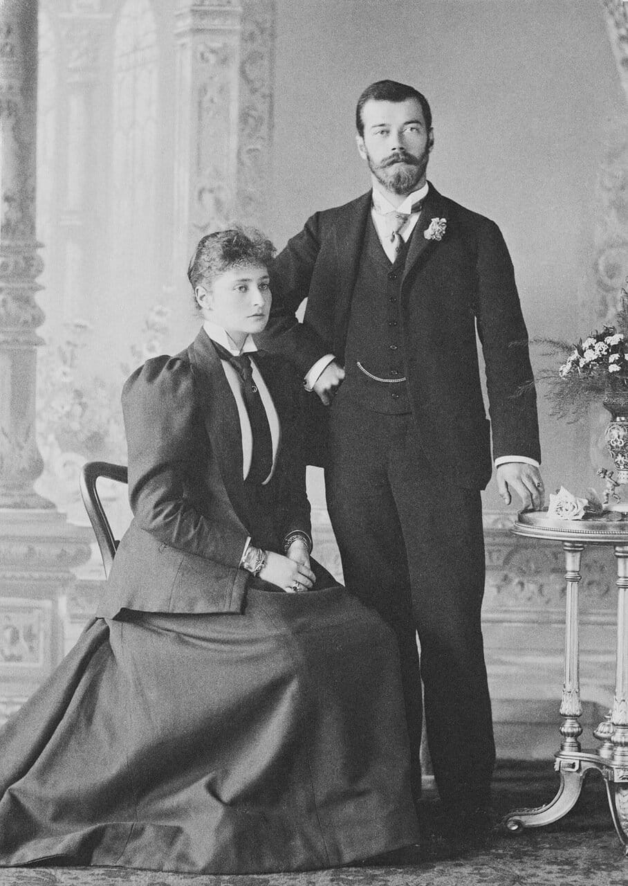 Цесаревич Николай Александрович и принцесса Алиса Гессенская, 1894 г.