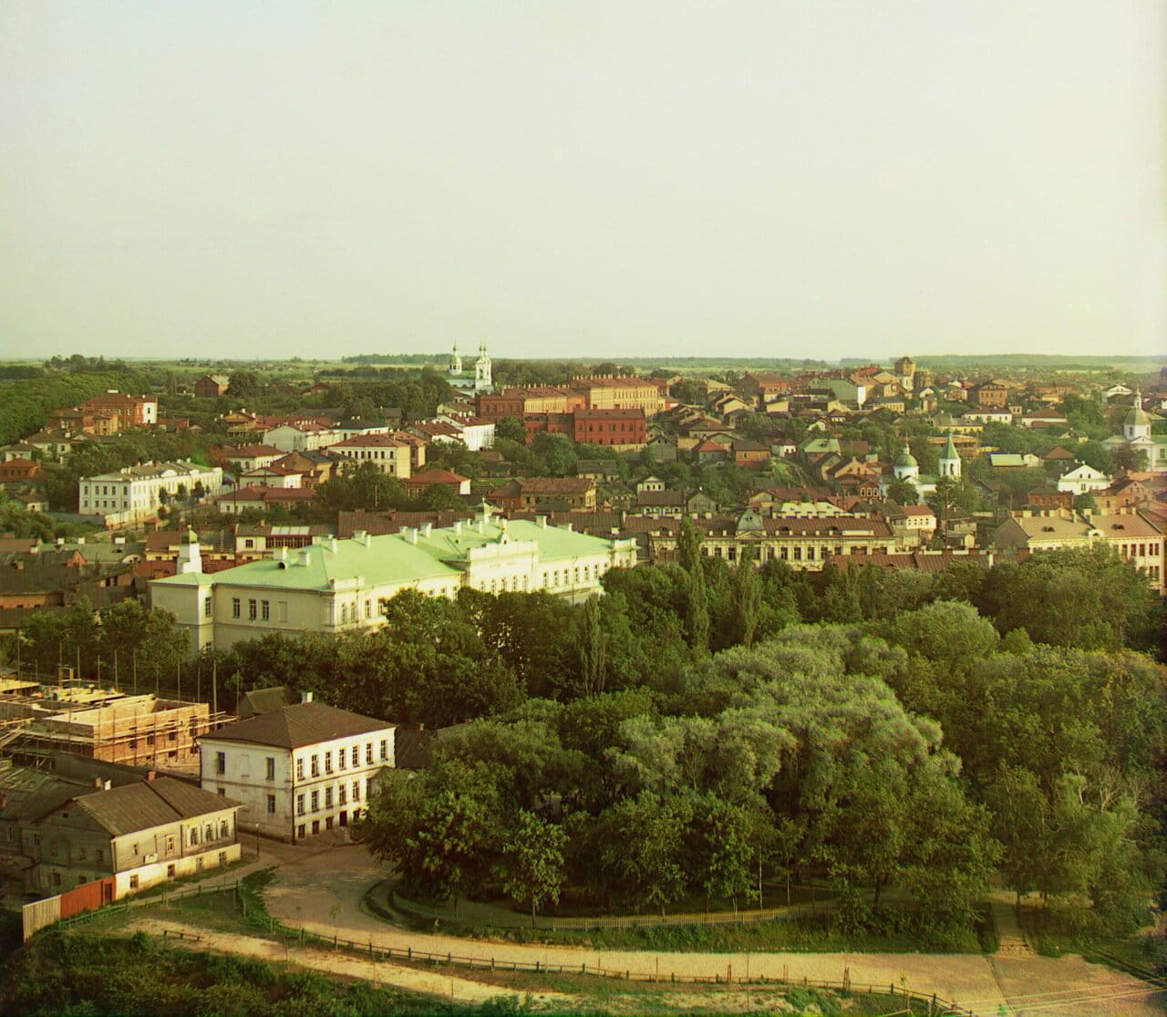 Витебск. Общий вид южной части города. 1912