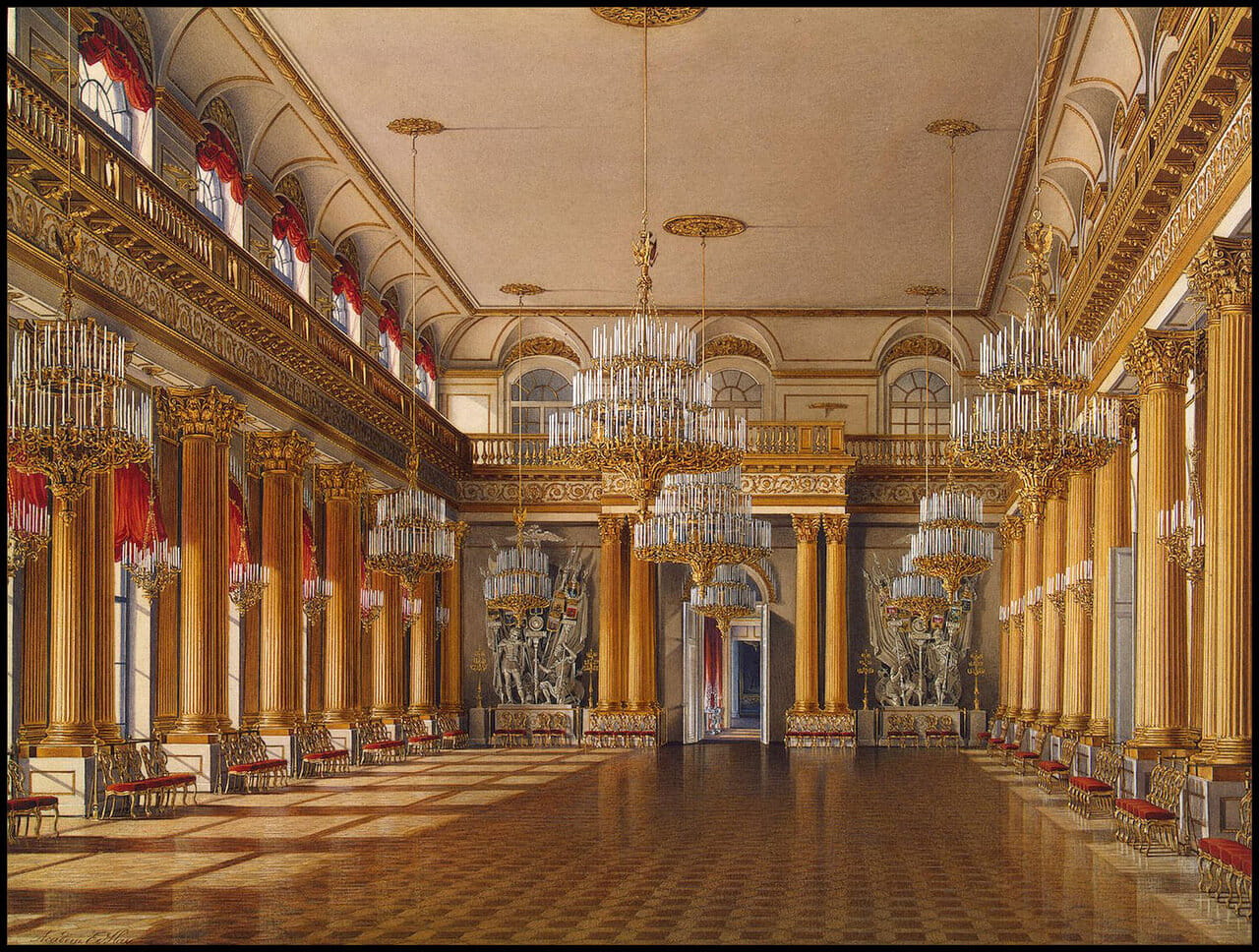 Интерьеры залов Зимнего Дворца