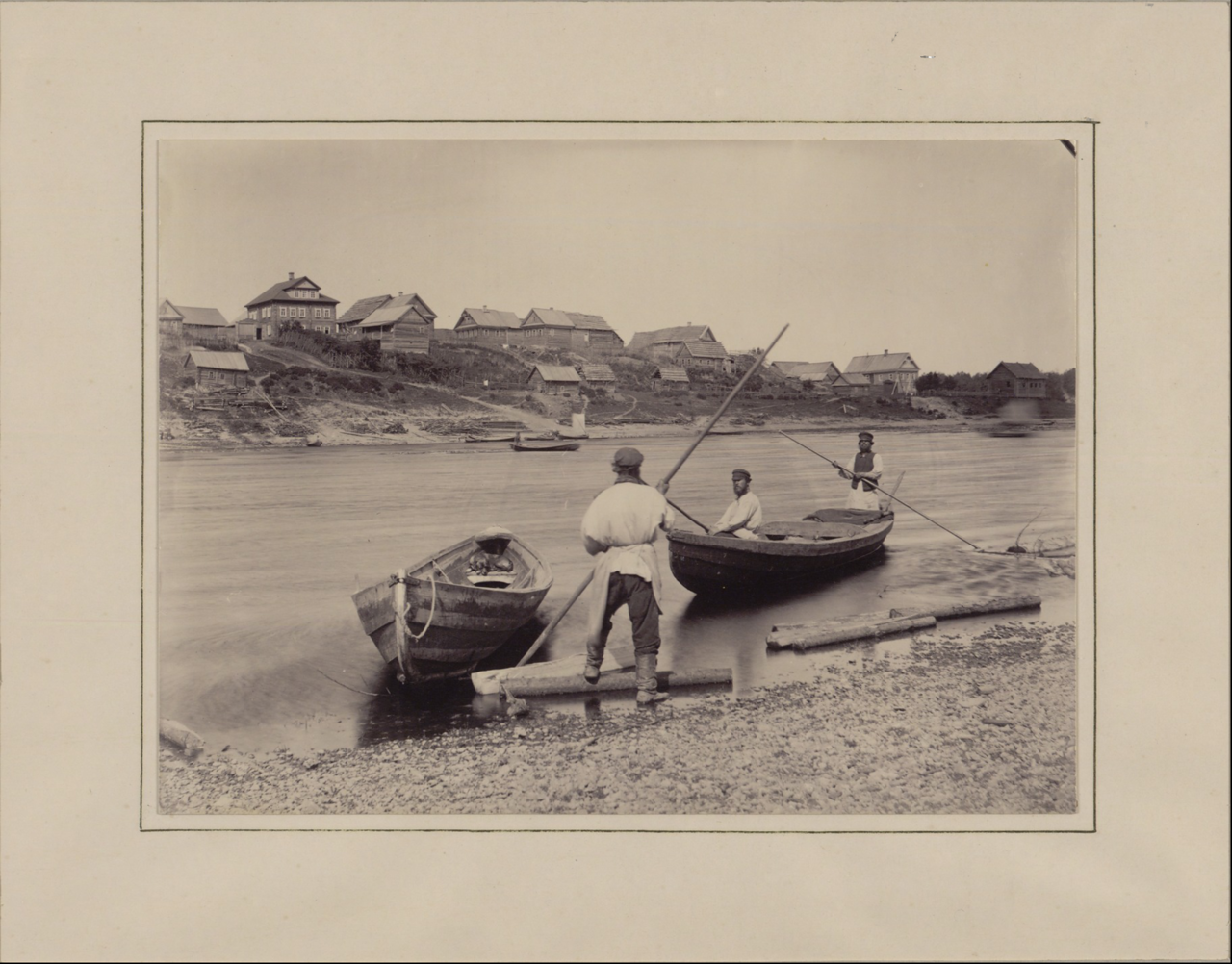 На реке. 1887 г.
