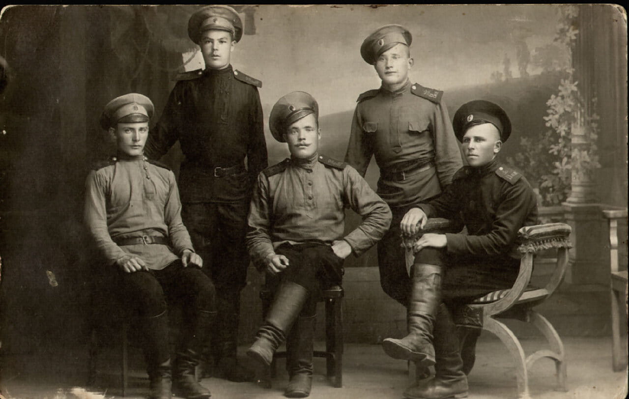 Группа военнослужащих. 1915 г.