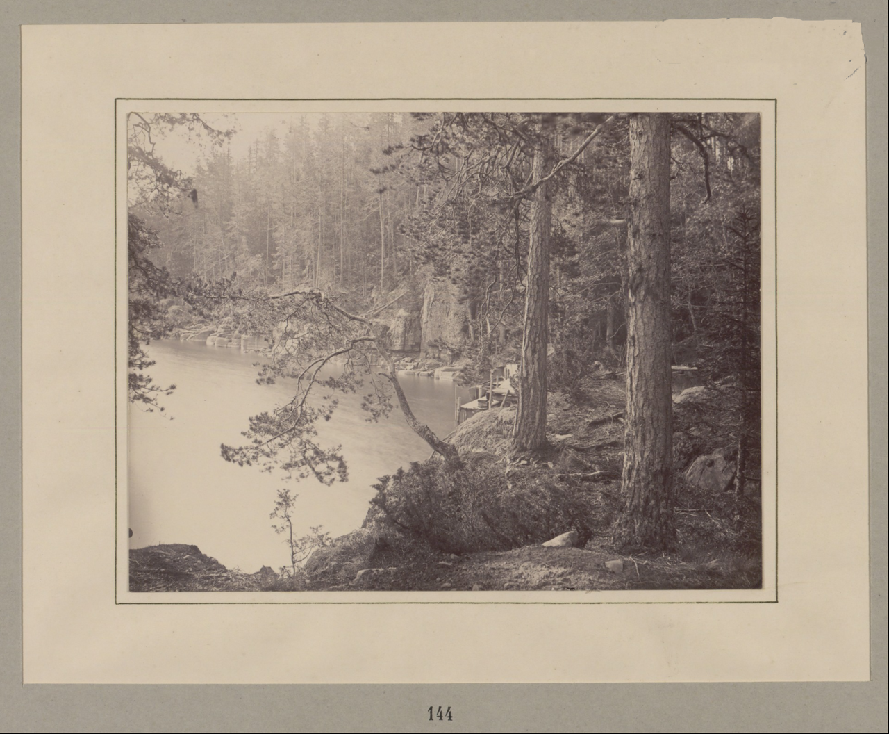 Валаамский пейзаж. 1887 г.