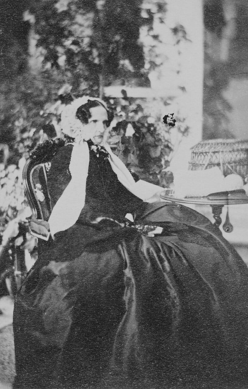 Фредерика Шарлотта Вильгельмина, вдовствующая императрица. 1860 г.