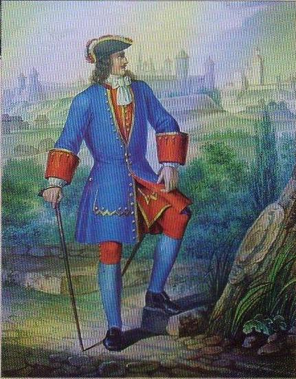 Офицер лейб-гвардии Семёновского полка (1700 — 1720)