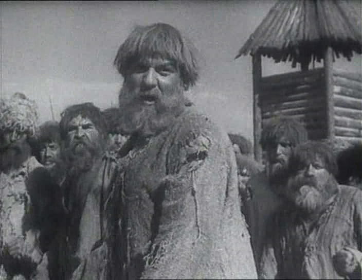 Кадр из кинофильма 1937 года "Петр Первый"
