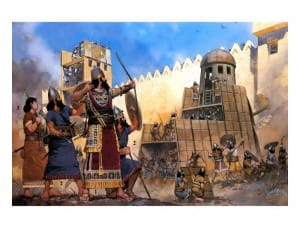 Бой ассирийцев на Инде