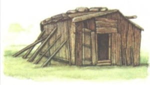Традиционное жилище негильдальцев