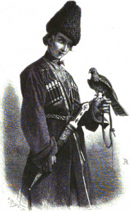 «Молодой знатный татарин». Рисунок В. Верещагина