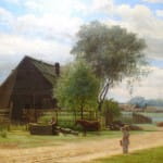 В деревне эпохи Российской империи